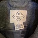 St. John’s Bay St John's Bay Gray Double Breasted‎ Pea Wool Blend Coat Size Large Photo 3