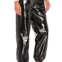 LPA  Kendra Patent Leather Jogger Pants Photo 7