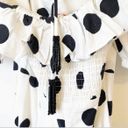 Farm Rio Mini Onca Dot Linen Midi Dress Photo 2