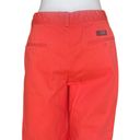 Ralph Lauren  Classic Chino Womens Pants 100% Cotton Straight Leg Coral Size 4 Photo 7