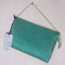 Wish From St. Xavier  You Were Here green sequin clutch bag NWT Photo 3