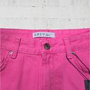 Krass&co Denim  Hot Pink Barbie Bermuda Denim High Rise Women's Denim Shorts Size 6 Photo 1