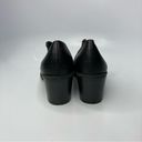 Relativity  black heeled booties faux leather size 10 Photo 3