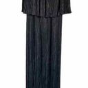 Alexis Pleated Tiered Strapless Maxi Dress, Black, Size XS Photo 0