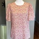 Tuckernuck  Hyacinth House Molli Pink Red Floral Top New Size XS Photo 6