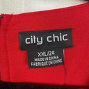 City Chic  Lipstick Red Vintage Veroni Dress Sz.XXL(24) NWT Photo 8