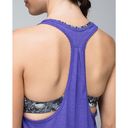 Lululemon  105 F Singlet Heathered Bruised Berry Scalloped Athletic Tank Top 4 Photo 1