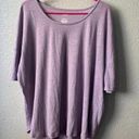 Sonoma  Shirt Women Large Purple Blouse work everyday casual Short Sleeve Photo 0