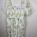 Draper James  Womens Dress Size 2X White Yellow Floral Boho Garden Party Girly Photo 5