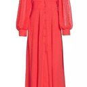 Kimberly  Goldson NEW Lesli Jacquard Maxi Dress SIZE Xs WOMENS Coral Gold Photo 12