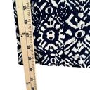 Ralph Lauren  LRL Pants Womens S Blue White Ikat Wide Leg Stretch Jersey Knit Photo 8