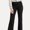 Betabrand  Black Pull-On Stretch Mid Rise Straight Leg Dress Pant Trouser Yoga M Photo 0