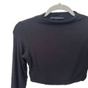 Naked Wardrobe  Mock Neck Crop Top Sz‎ Medium Photo 3