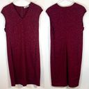 Natori 3pc  Burgundy Red Duster Jacket, Dress, Pant Mix Match Outfit size 12 Photo 2