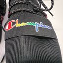 Champion  Athletic Women’s Sneakers Shoe Black & Rainbow Logo Size 9 New No Tag Photo 2