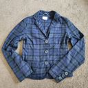 American Eagle Vintage Y2K! Navy/Black Plaid Blazer, Women's XS Photo 1