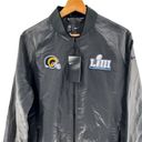 Nike  Super Bowl LIIII Los Angeles Rams Media Night Bomber Jacket Coat Large Photo 2