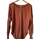 Free People Movement Free People Bella Layer Slouchy Oversized Ribbed Long Sleeve Tunic Top Size M Photo 6