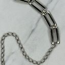 The Bar Skinny Silver Tone Metal Chain Link Belt Size Large L XL Photo 10