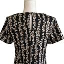 Tommy Hilfiger  Black Tan Leaf Print Short Sleeve Casual Shift Dress Size 8 NWOT Photo 5