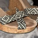 Toms Aztec Casual Wedges Sandals High Heels Photo 3