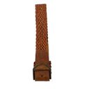 Axe Mode brown woven braided leather belt 32 Photo 6