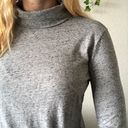 Loft Vintage Soft Grey Turtleneck Long Sleeve Photo 4