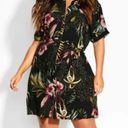 City Chic  Phucket Tropical Button Front Floral Shirt Dress Womens Size 18 NWT Photo 2