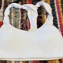 Aerie  Women's WHITE Ribbed Sports Bra Crop Size Small MSRP $24.95 Photo 0