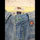 Bermuda Revolt Blue Jean Shorts Female Size Medium  Light Wash Distressed Photo 2