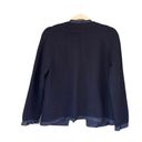 J.Crew 1596 Vintage  Blue Wool Blend Thick Cardigan Sweater Size Medium Photo 1