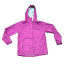 L.L.Bean  trail model Rain Jacket Women Size Medium Fuchsia Waterproof Lightweight Photo 4