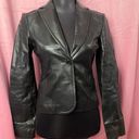 BCBGMAXAZRIA Max Azria Leather Blazer Photo 3