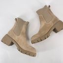 Steve Madden  Boots Womens 6 Brown Hutch Suede Leather Chelsea Pull On Lug Sole Photo 3