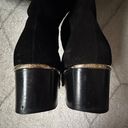 Jimmy Choo  Black Suede Over the Knee Block Heel Boots Sz 7 Photo 12