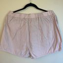 Thread and Supply NEW!  Size LARGE Blush Pink Nude Elastic Waist Shorts Tencel Photo 7