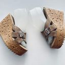 sbicca Horizon Sandals Size 6M Suede Beige Casual Wedge Sandals for Women Photo 0