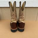 Justin Boots L5045 Tekno Crepe Brown Cowgirl Cowboy Western Women's Size 9 USA Photo 2