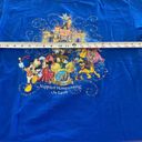 Disney  50th Anniversary Disneyland Resort Blue Short Sleeve T-Shirt Size Large Photo 8