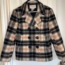 Chadwick's 100% Wool plaid Peacoat 8P Photo 0