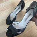 Manolo Blahnik  Patent Leather Sandals Heels Size Italian 38.5 Black Photo 2