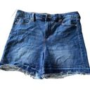 Liverpool  The Short Jean Shorts Womens 10 30 Cut Off Ridgecrest Blue High Rise Photo 0