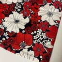 Krass&co Vintage Y2K G.A.S. . Black Red & White Floral Mini Skirt Photo 6