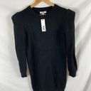 BB Dakota NWT  steve madden sweater dress black booked and busy medium Photo 4