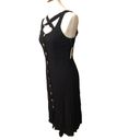 The Row  A Gold Button Front Dress, Size X-Small - Black Photo 4