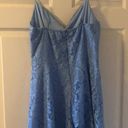 Blue Lace Dress Size L Photo 1