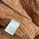 Nine West chunky knit cozy stretch open cardigan orange/glitter women size XS Photo 8