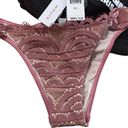 PilyQ Bikini Bottoms- Dusty Rose Lace Photo 1