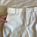 Mango NWOT  Solid White High Rise Trousers Cropped Dress Pants Size Small Photo 6