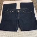 Polo  Jeans Co. Ralph Lauren Dark Wash Denim Blue Hipster Flare Jeans Size 11/12 Photo 2